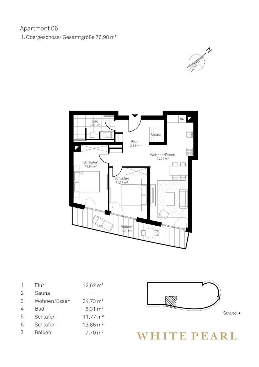 White Pearl Apartment 1.06 Timmendorfer Strand Exteriér fotografie